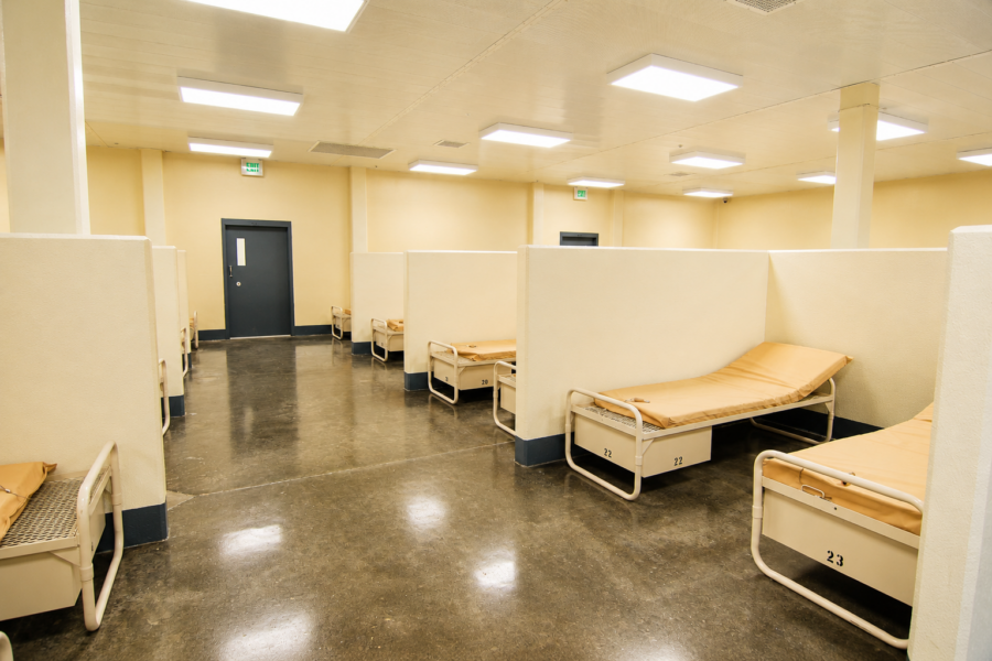 Special needs housing area inside the Ouachita River Correctional Unit in Malvern, Arkansas