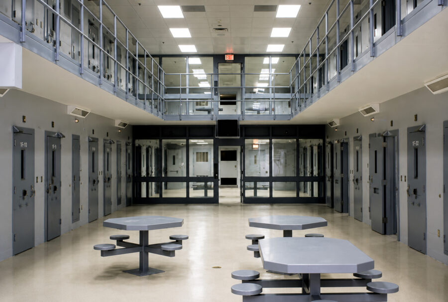 Interior view of Pulaski County Detention Facility in Little Rock, AR