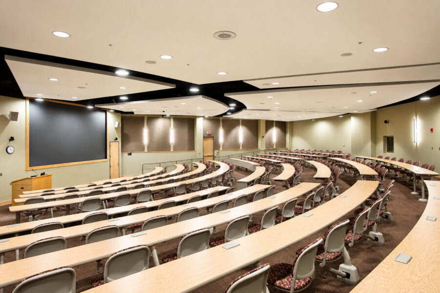 UAMS I.Dodd Wilson Education Interior view of a class at UAMS I.Dodd Wilson Education building in Little Rock, AR.