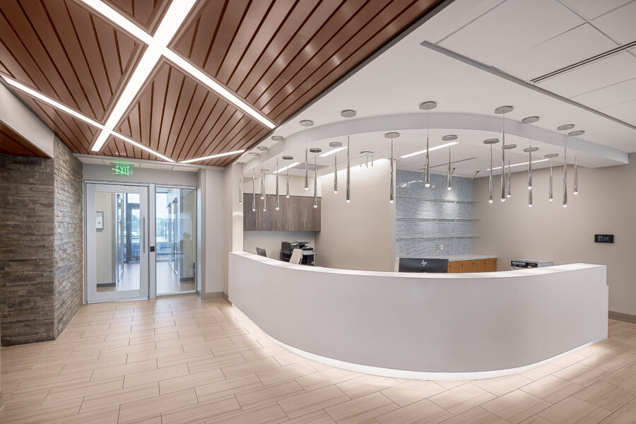 Clinical treatment space at Arkansas Heart Hospital Encore
