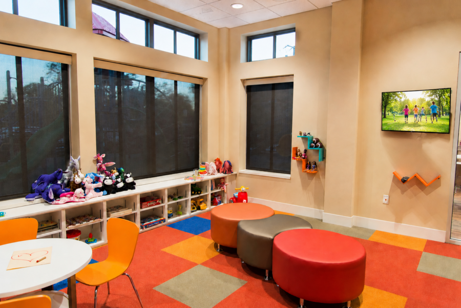 Kids playroom at Ronald McDonald House in Little Rock, AR