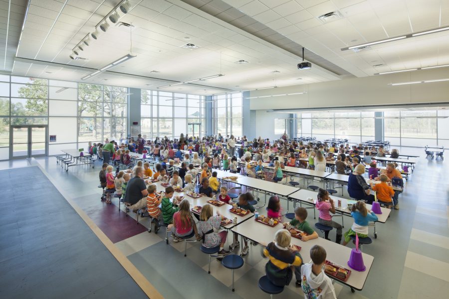 Don Roberts Elementary Interior view of cafeteria at Don Roberts Elementary School in Little Rock, Arkansas