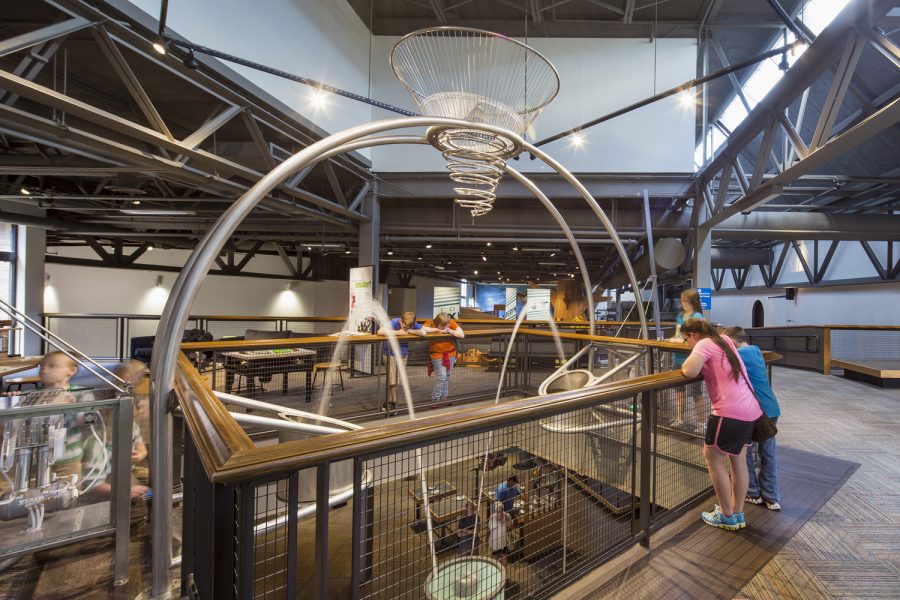 Interior view of Mid-America Science Museum Exhibit Renovation in Hot Springs, Arkansas
