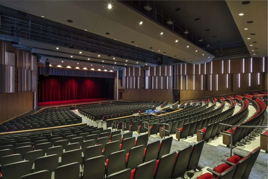 Don Tyson Innovation 2 Interior view of auditorium at Don Tyson School of Innovation in Springdale, Arkansas