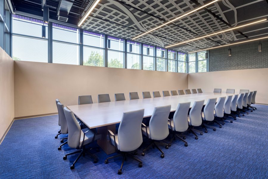 Interior view of conference room at Little Rock Police Headquarters in Little Rock, AR