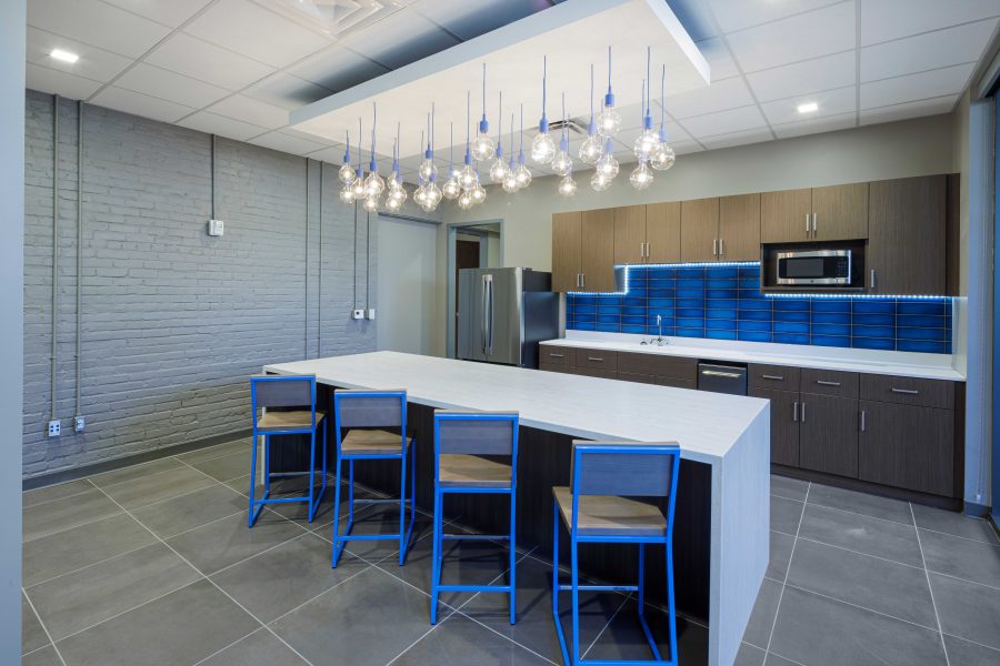 Breakroom at the Little Rock Police Headquarters in Little Rock, Arkansas