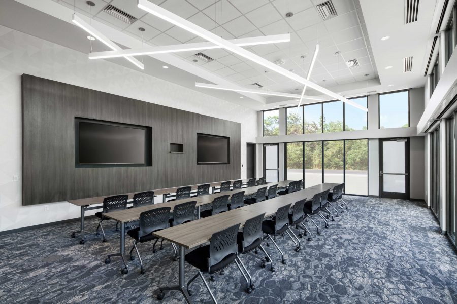 Conference room at the CGI office building in Little Rock, Arkansas