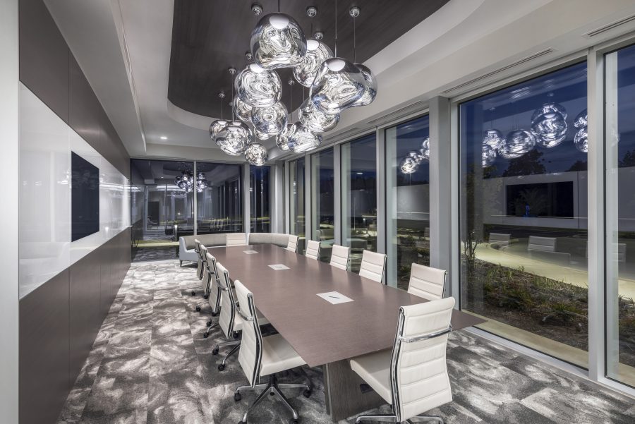 Interior view of conference room at Sevier Medical Center in DeQueen, Arkansas