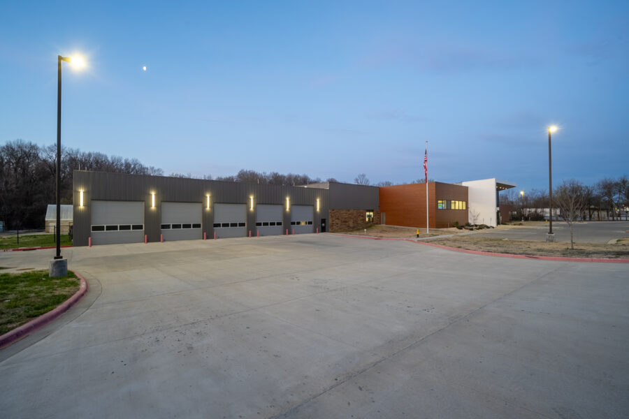 Exterior view of Harrison Public Safety Building in Harrison, Arkansas