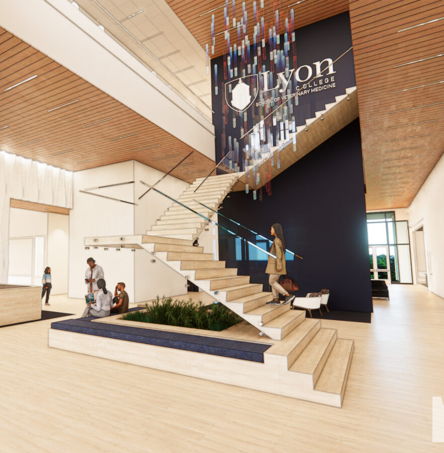 Lyon College School of Veterinary Medicine rendering in Cabot, Arkansas